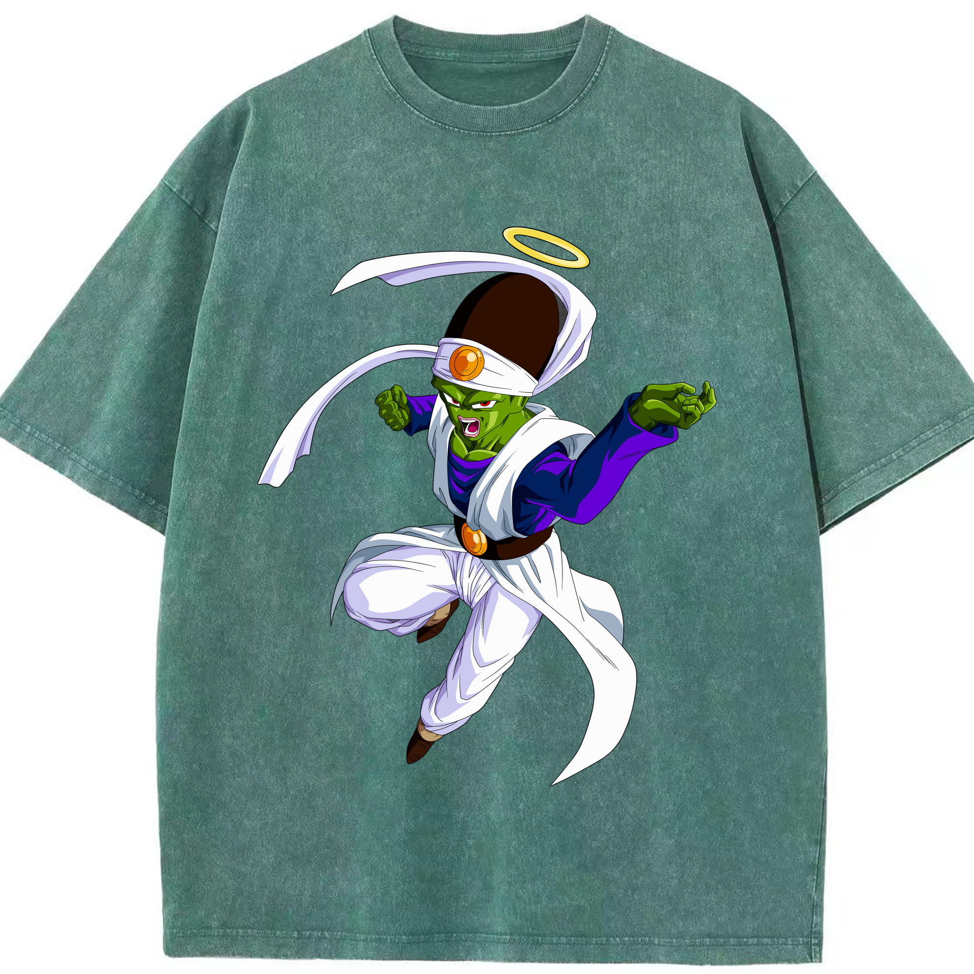 （画像用） ドラゴンボール パイクーハン DRAGON BALL Pikkon 綿100% ヴィンテージ風 半袖Tシャツ（フロントプリント）